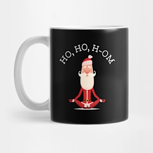 Ho Ho H-Om With Yoga Santa Mug